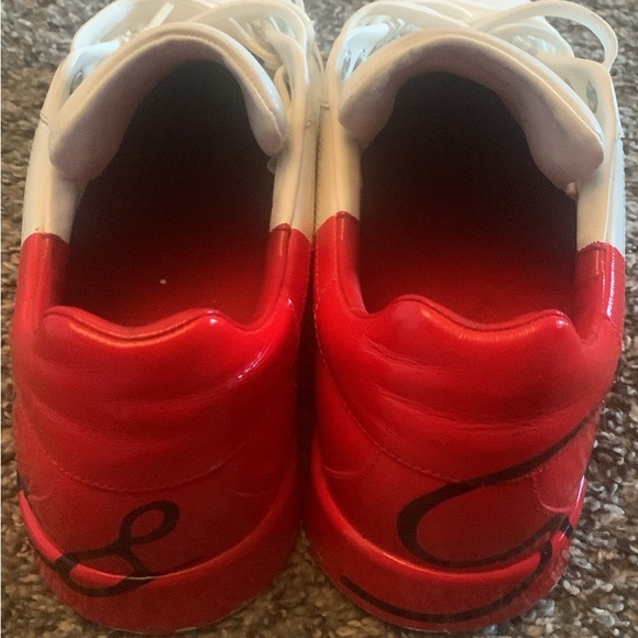 White and Red Dolce & Gabbana Sneakers - Picture 3 of 4